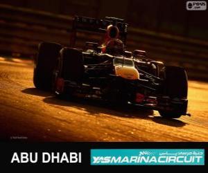 пазл Марк Уэббер - Red Bull - 2013 Абу-Даби Гран-при, 2º классифицированы